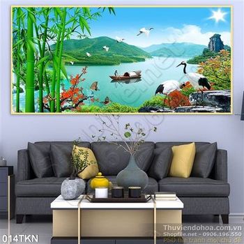 Tranh thác nước nghệ thuật đẹp nhất