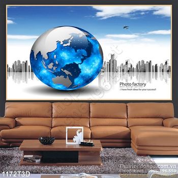 Tranh 3D thế giới hiện đại