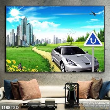 Tranh 3D khu chung cu cao cấp