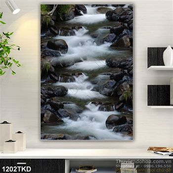Tranh thác in gạch chất lượng cao