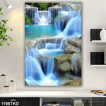 Tranh thác nước nghệ thuật
