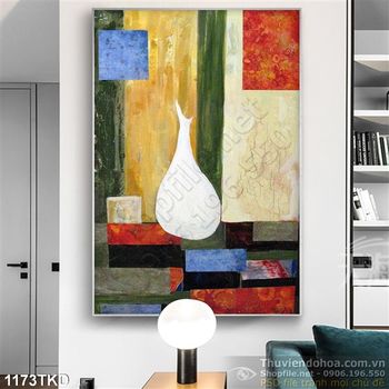 Tranh bình hoa nghệ thuật