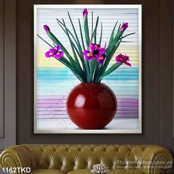Tranh bình hoa nghệ thuật treo tường