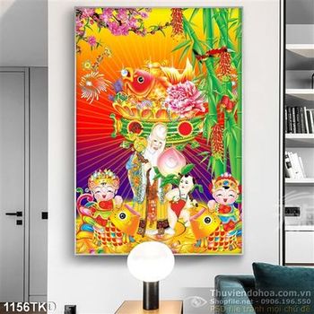 Tranh in ông thọ in bao lì xì