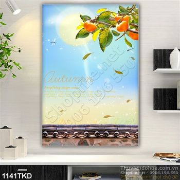 Tranh giỏ hoa hướng dương