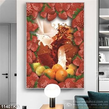 Tranh quả dâu tây