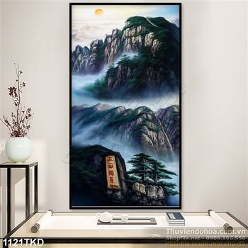 Tranh thác nước nghệ thuật trang trí