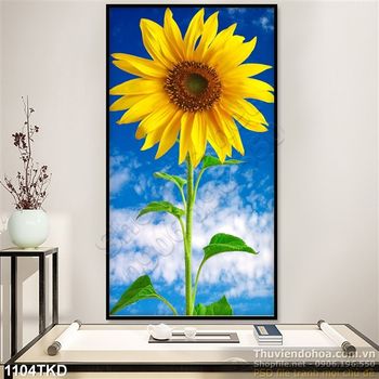 Tranh bông hoa hướng dương