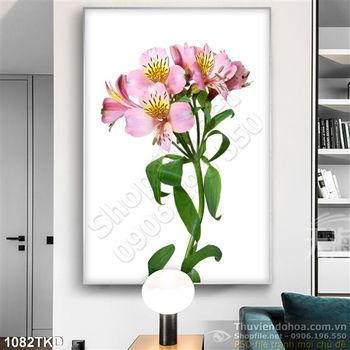 Tranh hoa trang trí tường