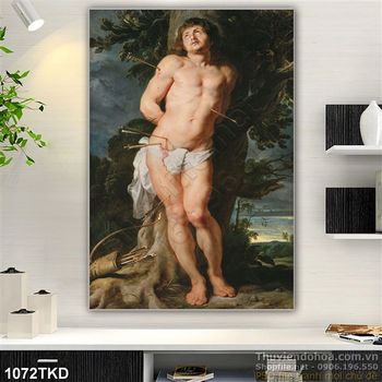 Tranh sơn dầu Châu Âu khỏa thân
