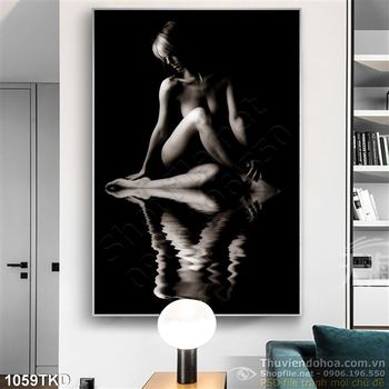 Tranh khỏa thân trên mặt nước