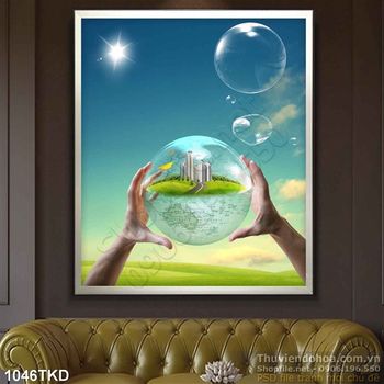 Tranh thành phố xanh