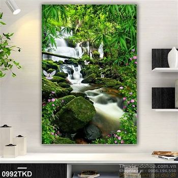 Tranh thác nước nghệ thuật