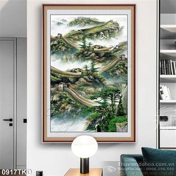 Tranh sơn dầu vạn lý trường thành