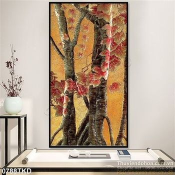 Tranh cây phong nghệ thuật