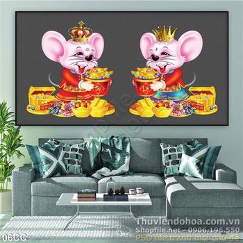 Vector con chuột chúc xuân Canh Tý 2020