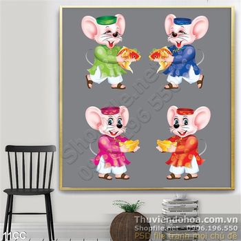 Vector năm Canh Tý 2020