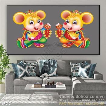 Trang chú chuột dễ thương đón xuân Canh Tý 2020