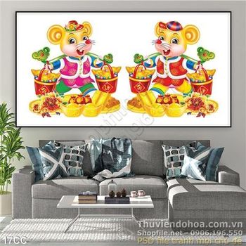 Vector xuân 2020 con chuột và đống vàng