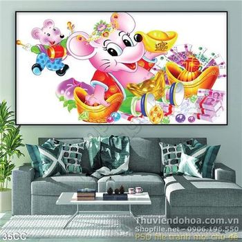 Vector xuân 2020 Canh Tý phát tài phát lộc