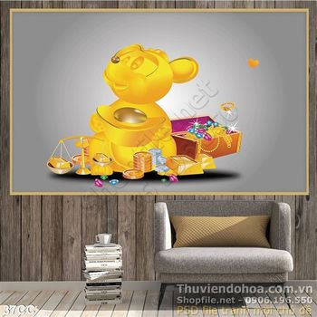 Vector con chuột vàng may mắn năm 2020