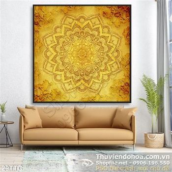 Tranh trúc chỉ họa tiết hoa văn hoa sen