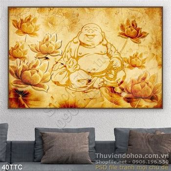 Tranh trúc chỉ Phật Di Lặc