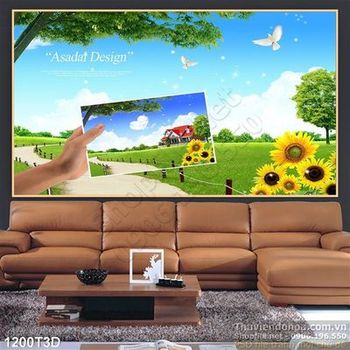 Tranh 3D cảnh quan thiên nhiên