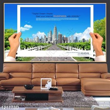 Tranh 3D khu đô thị