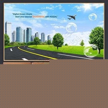 Tranh 3D cảnh quan chung cư cao tầng