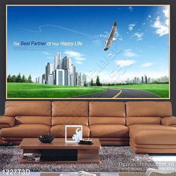 Tranh 3D khu đô thị phức hợp