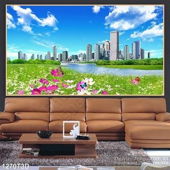 Tranh 3D cảnh quan thành phố