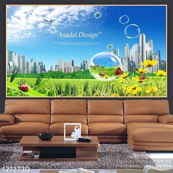 Tranh 3D phong cảnh thiên nhiên