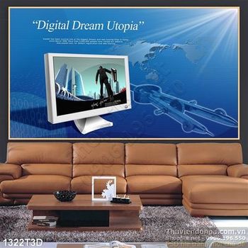 Tranh 3D công nghệ máy tính