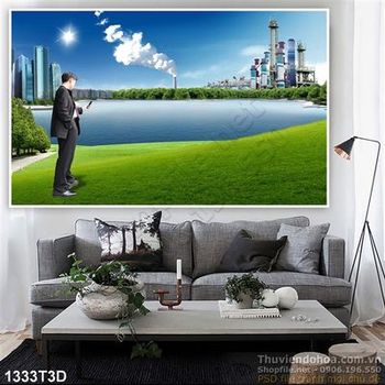 Tranh 3D cuộc sống công nghệ