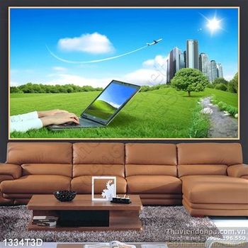 Tranh 3D công nghệ hiện đại