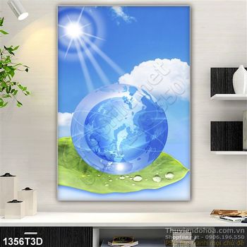 Tranh 3D gìn giữ môi trường xanh