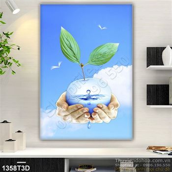 Tranh 3D bảo vệ môi trường nước