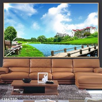 Tranh 3D thiên nhiên nông trại