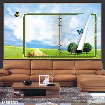 Tranh 3D khung ảnh trang trí