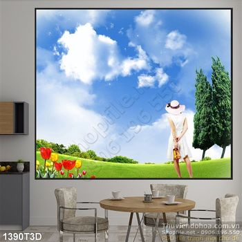 Tranh 3D phong cảnh thiên nhiên