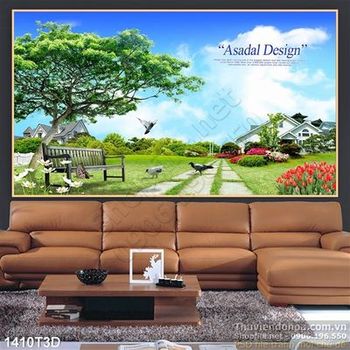 Tranh 3D phong cảnh treo tường