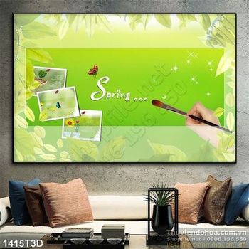 Tranh 3D khung ảnh trang trí