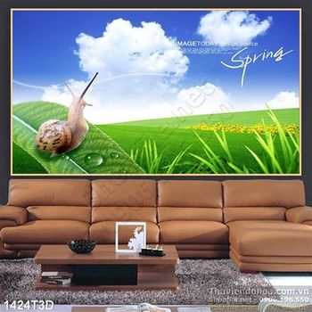 Tranh 3D thảo nguyên