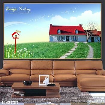 Tranh 3D cảnh nông trại