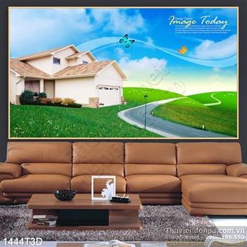 Tranh 3D nông trại châu âu