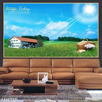 Tranh 3D nông trại