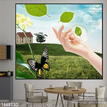 Tranh 3D phong cảnh nông trại