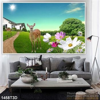 Tranh 3D phong cảnh treo tường