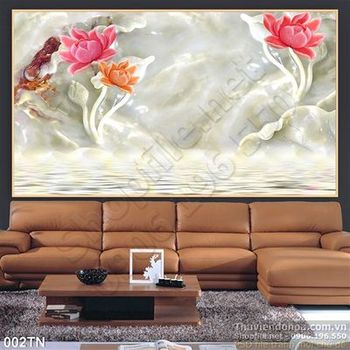 Tranh giả ngọc cá chép trang trí